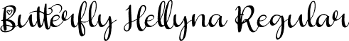 Butterfly Hellyna Regular font - Butterfly Hellyna.otf