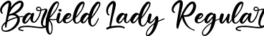 Barfield Lady Regular font - Barfield Lady.ttf