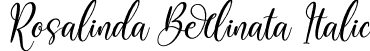 Rosalinda Berlinata Italic font - Rosalinda Berlinata Italic.otf