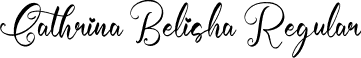 Cathrina Belisha Regular font - Cathrina Belisha.ttf