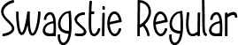 Swagstie Regular font - Swagstie.ttf