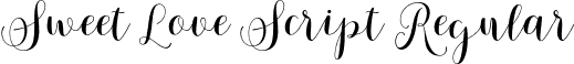 Sweet Love Script Regular font - Sweet love otf.otf