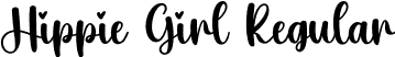 Hippie Girl Regular font - Hippie Girl.otf