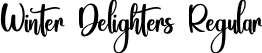 Winter Delighters Regular font - Winter Delighters Regular.ttf