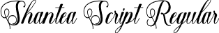 Shantea Script Regular font - Shantea Script.otf