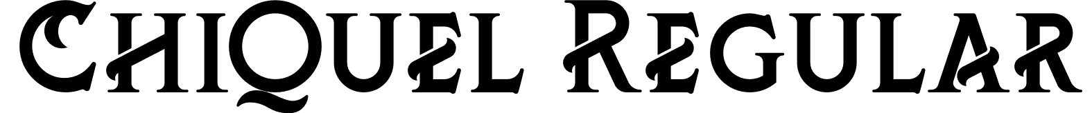 ChiQuel Regular font - ChiQuel 1.otf