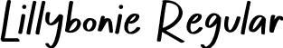 Lillybonie Regular font - Lillybonie Regular.ttf