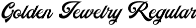 Golden Jewelry Regular font - GoldenJewelry-YzdRj.otf