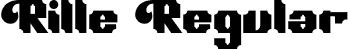 Rille Regular font - Rille-K7no7.otf