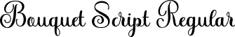 Bouquet Script Regular font - Bouquet Script otf.otf