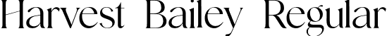 Harvest Bailey Regular font - harvestbailey.otf