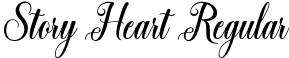 Story Heart Regular font - Story Heart.otf