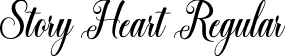 Story Heart Regular font - Story Heart.ttf