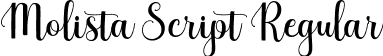 Molista Script Regular font - Molista.otf