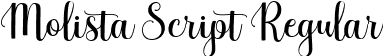 Molista Script Regular font - Molista.ttf