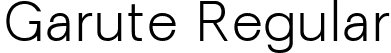 Garute Regular font - Garute-Light.ttf