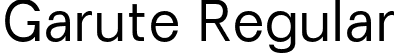 Garute Regular font - Garute-Regular.otf