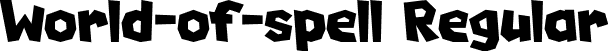 World-of-spell Regular font - World-of-spell.otf