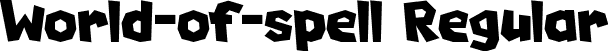 World-of-spell Regular font - World-of-spell.ttf