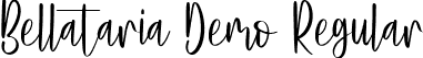 Bellataria Demo Regular font - Bellataria Demo.ttf