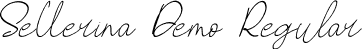 Sellerina Demo Regular font - Sellerina Demo Regular.otf