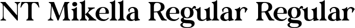 NT Mikella Regular Regular font - nt-mikella-regular.otf