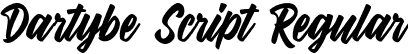 Dartybe Script Regular font - Dartybe Script.otf