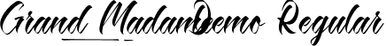 Grand Madame Demo Regular font - GrandMadameDemoRegular.ttf