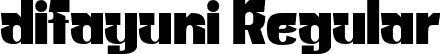 difayuni Regular font - difayunipersonal.otf