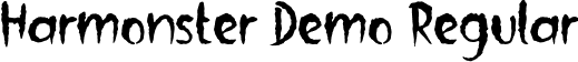 Harmonster Demo Regular font - HarmonsterDemo-Regular.otf