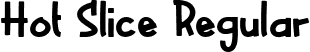 Hot Slice Regular font - HotSlice Demo.ttf