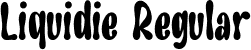 Liquidie Regular font - Liquidie.ttf