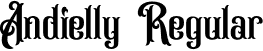 Andielly Regular font - Andielly.otf