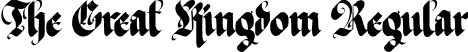 The Great Kingdom Regular font - The-Great-Kingdom.otf