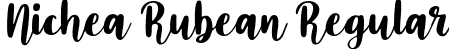 Nichea Rubean Regular font - NicheaRubean-Demo.otf