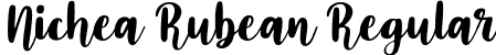 Nichea Rubean Regular font - NicheaRubean-Demo.ttf