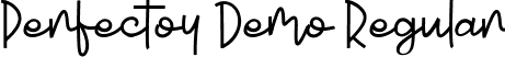 Perfectoy Demo Regular font - Perfectoy Demo.ttf