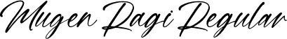 Mugen Ragi Regular font - Mugen Ragi.otf