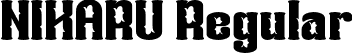 NIKARU Regular font - NIKARUtrial.otf