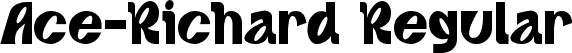 Ace-Richard Regular font - Ace-Richard.ttf