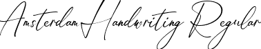 Amsterdam Handwriting Regular font - Amsterdam Handwriting.ttf