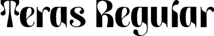 Teras Regular font - Teras Font by Keithzo.otf