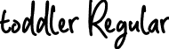 toddler Regular font - toddler otf.otf