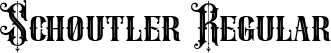 Schoutler Regular font - Schoutler.otf