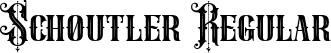 Schoutler Regular font - Schoutler.ttf