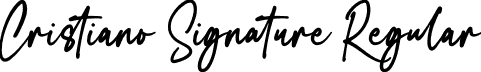 Cristiano Signature Regular font - Cristiano Signature OTF.otf