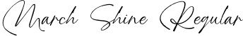 March Shine Regular font - MarchShine-qZE6q.otf