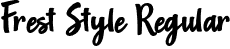 Frest Style Regular font - Frest Style.otf