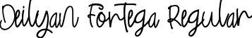 Deilyan Fortega Regular font - Deilyan-Fortega.ttf