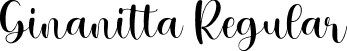 Ginanitta Regular font - Ginanitta.ttf